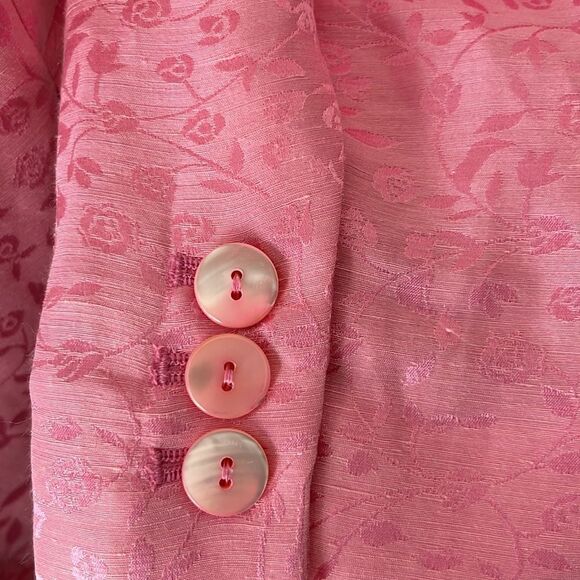 Oscar de la Renta VTG Pink Blazer Linen & Silk
NWOT SZ 8 P Beverly Hills - Picture 8 of 14
